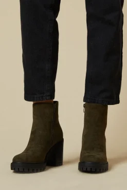 Marlowe Faux Suede Chunky Platform Ankle Boot