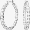 Matrix White Cubic Zirconia Hoop Earrings 5647715