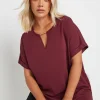 Metal Trim Blouse