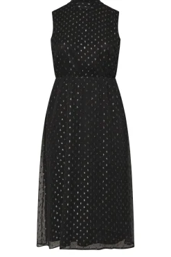 Metallic Dobby Dress
