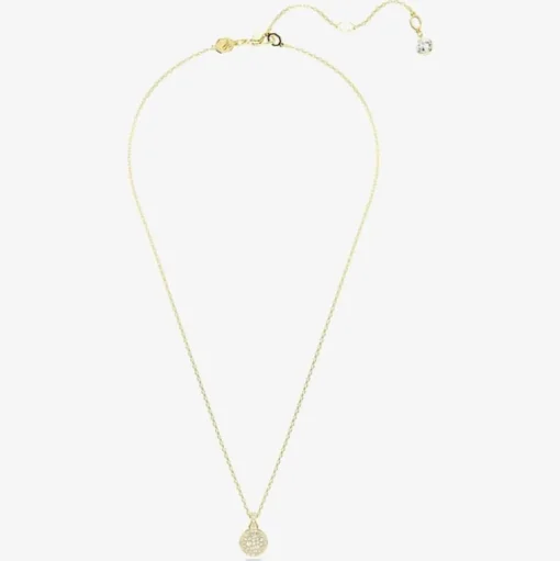 Meteora Gold Plated White Crystal Necklace 5683443