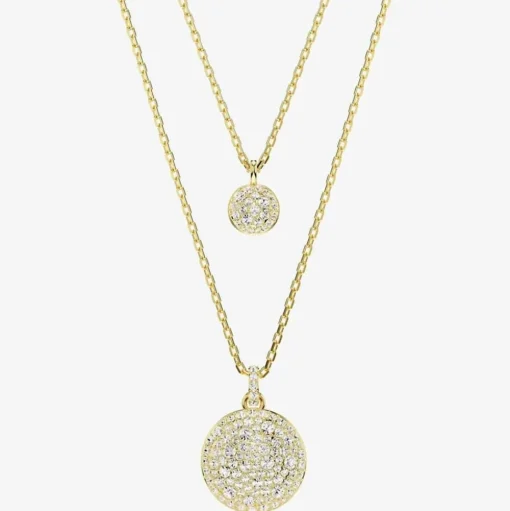 Meteora Gold Tone Plated Layered Pendant Necklace 5683442