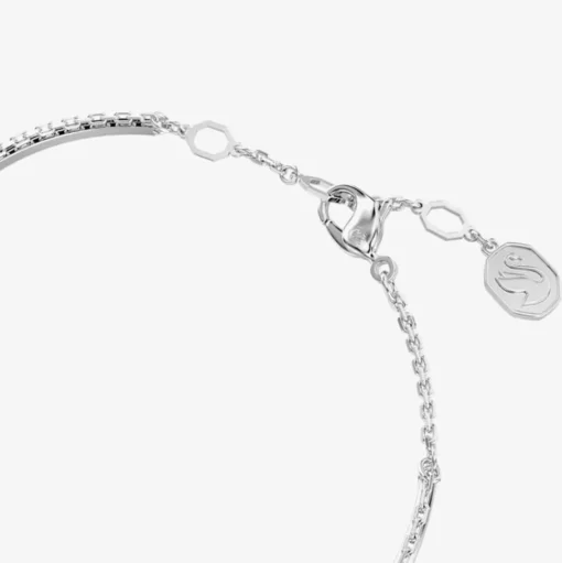 Meteora Rhodium Plated Bangle 5683447