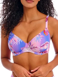 Miami Sunset Plunge Bikini Top