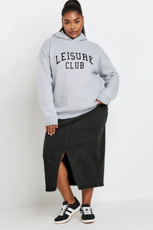 Midi Denim Skirt