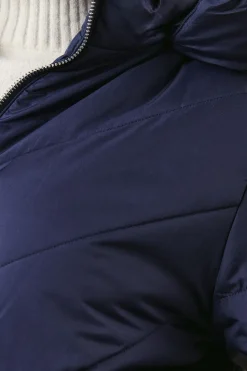 Midi Luxe Padded Belted Coat