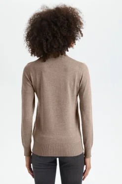 Mila Rollneck Pullover-Plain