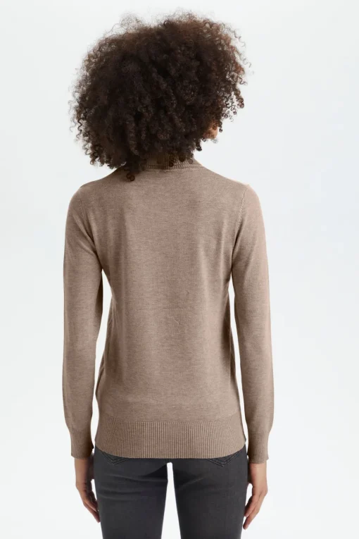 Mila Rollneck Pullover-Plain