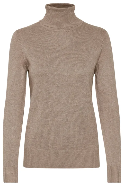 Mila Rollneck Pullover-Plain