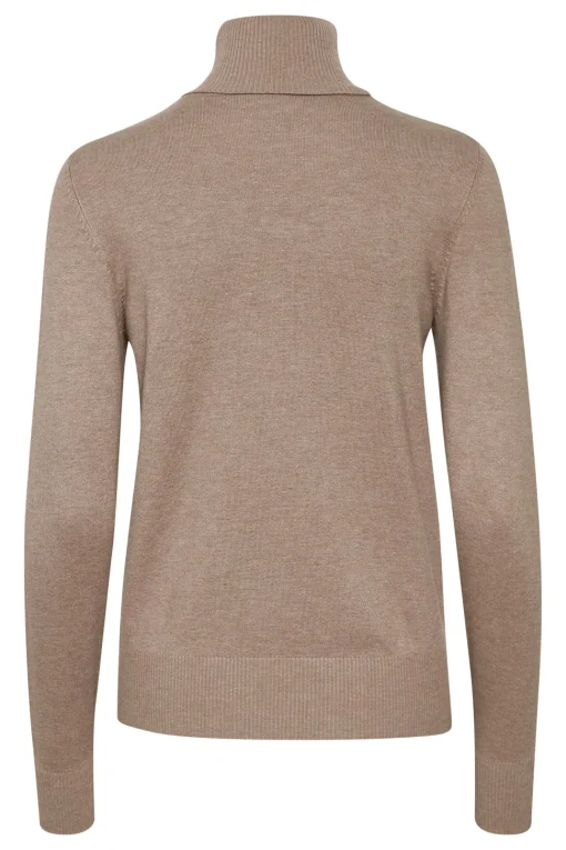 Mila Rollneck Pullover-Plain
