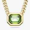 Millenia Green Gold Plated Necklace 5671583