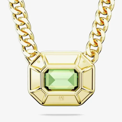 Millenia Green Gold Plated Necklace 5671583