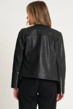 Minimal Leather Jacket