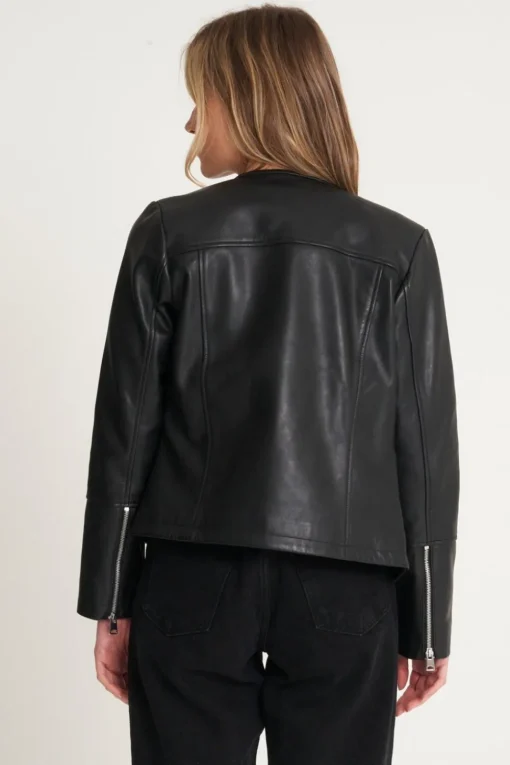 Minimal Leather Jacket