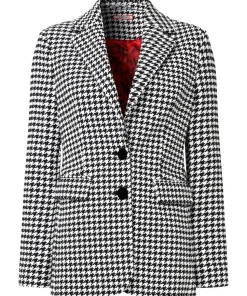 Monochrome Dogtooth Co-Ord Jacket
