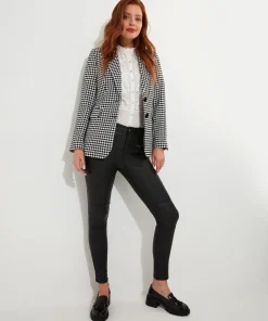 Monochrome Dogtooth Co-Ord Jacket