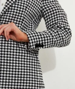 Monochrome Dogtooth Co-Ord Jacket