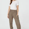 Mosaic Print High Waist Harem Trousers