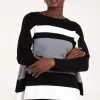 Multi Stripe Colour Block Jumper
