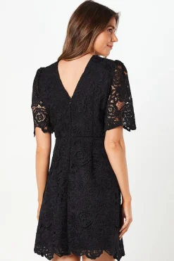 Occasion Corded Lace Shift Dress