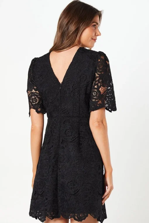 Occasion Corded Lace Shift Dress