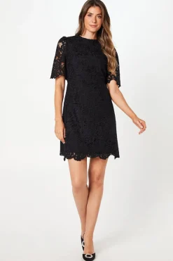 Occasion Corded Lace Shift Dress