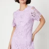 Occasion Lace Short Sleeve Mini Dress