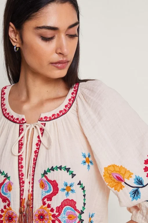 Opal Embroidered Kaftan