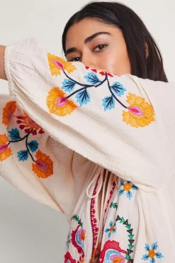 Opal Embroidered Kaftan