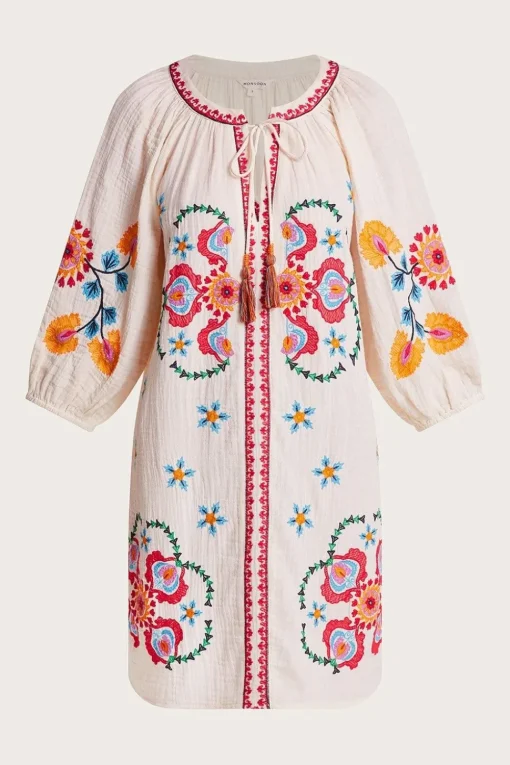 Opal Embroidered Kaftan