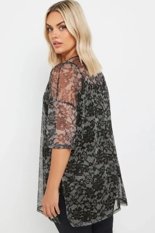 Oversized Mesh Top