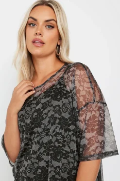 Oversized Mesh Top