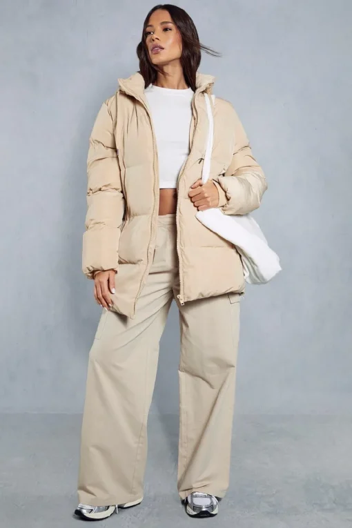 Oversized Midi Puffer Jacket