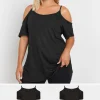 2 Pack Cold Shoulder T-Shirt