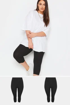2 Pack Cropped Length Leggings