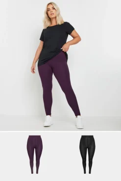 2 Pack Soft Touch Stretch Leggings
