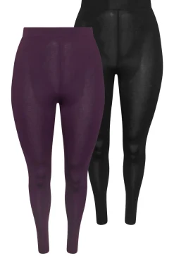 2 Pack Soft Touch Stretch Leggings
