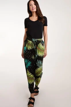 Palm Print Trousers
