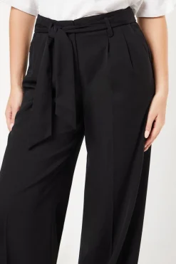 Paperbag Belted Wide Leg Trouser