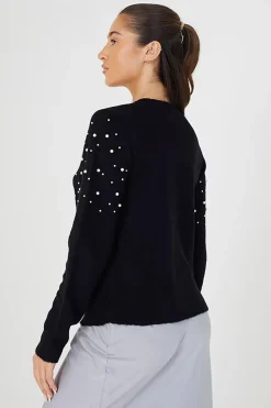 Pearl Embellishment Cardigan