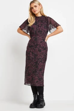 Petite Abstract Animal Print Dress