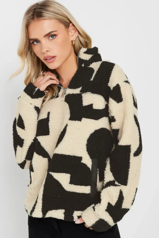 Petite Abstract Fleece