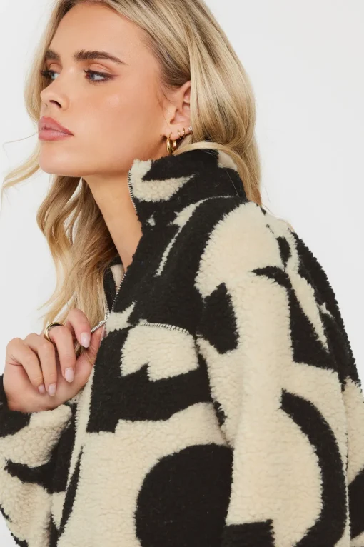 Petite Abstract Fleece
