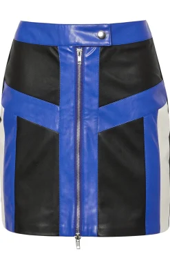 Petite Abstract Mini Skirt