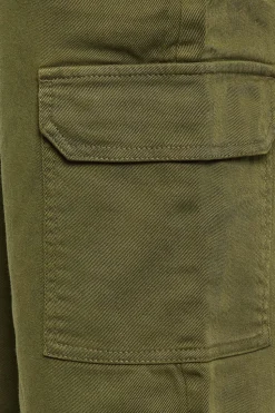 Petite Belted Cargo Jeans