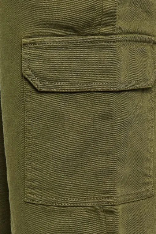 Petite Belted Cargo Jeans