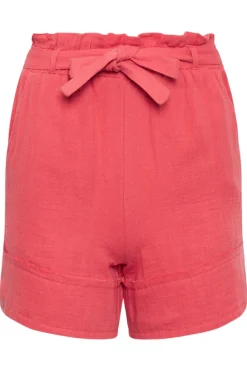 Petite Cheesecloth Tie waist Shorts
