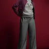 Petite Contrast Waist Trousers
