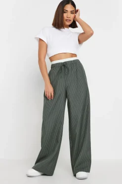 Petite Contrast Waist Trousers