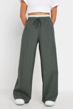 Petite Contrast Waist Trousers